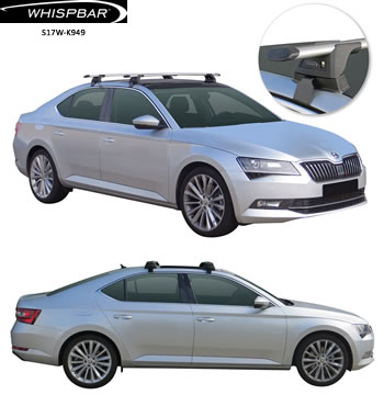 Yakima Whispbar Roof Racks Skoda Superb